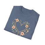 Floral Heart Rosary T-Shirt