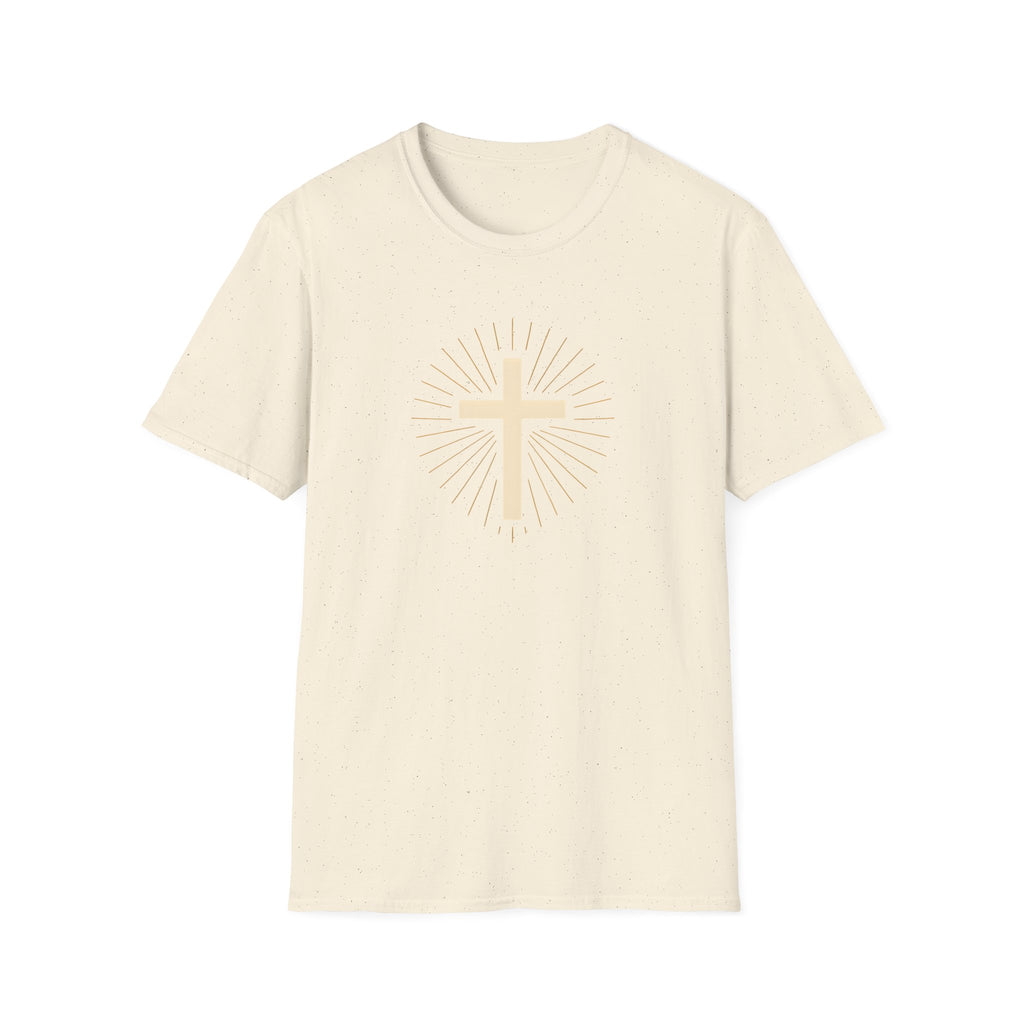 Radiant gold cross T-Shirt