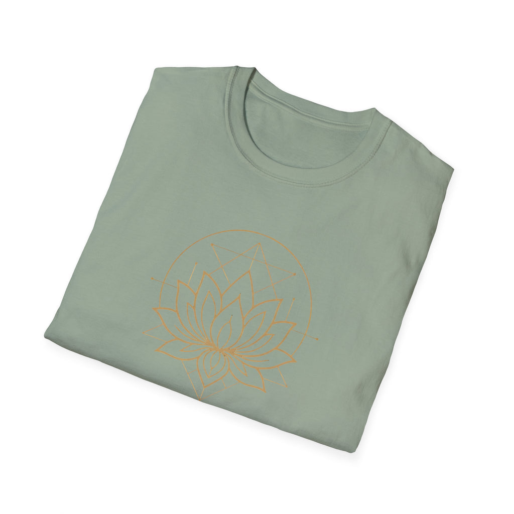 Golden lotus mandala T-Shirt