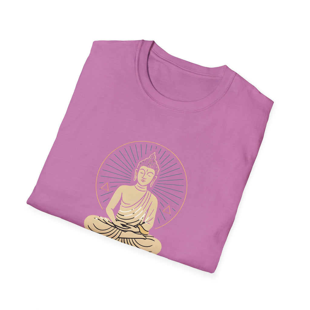 Golden Meditating Buddha T-Shirt