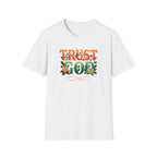 Trust God Floral Design T-Shirt