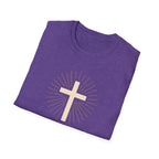 Radiant gold cross T-Shirt