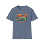 Trust God Floral Design T-Shirt