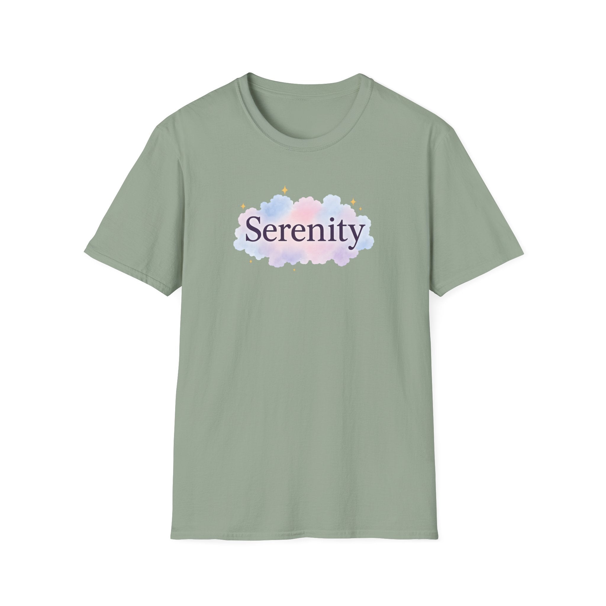 Serenity Cloud Illustration T-Shirt