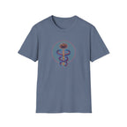 Serpents Around Lotus T-Shirt