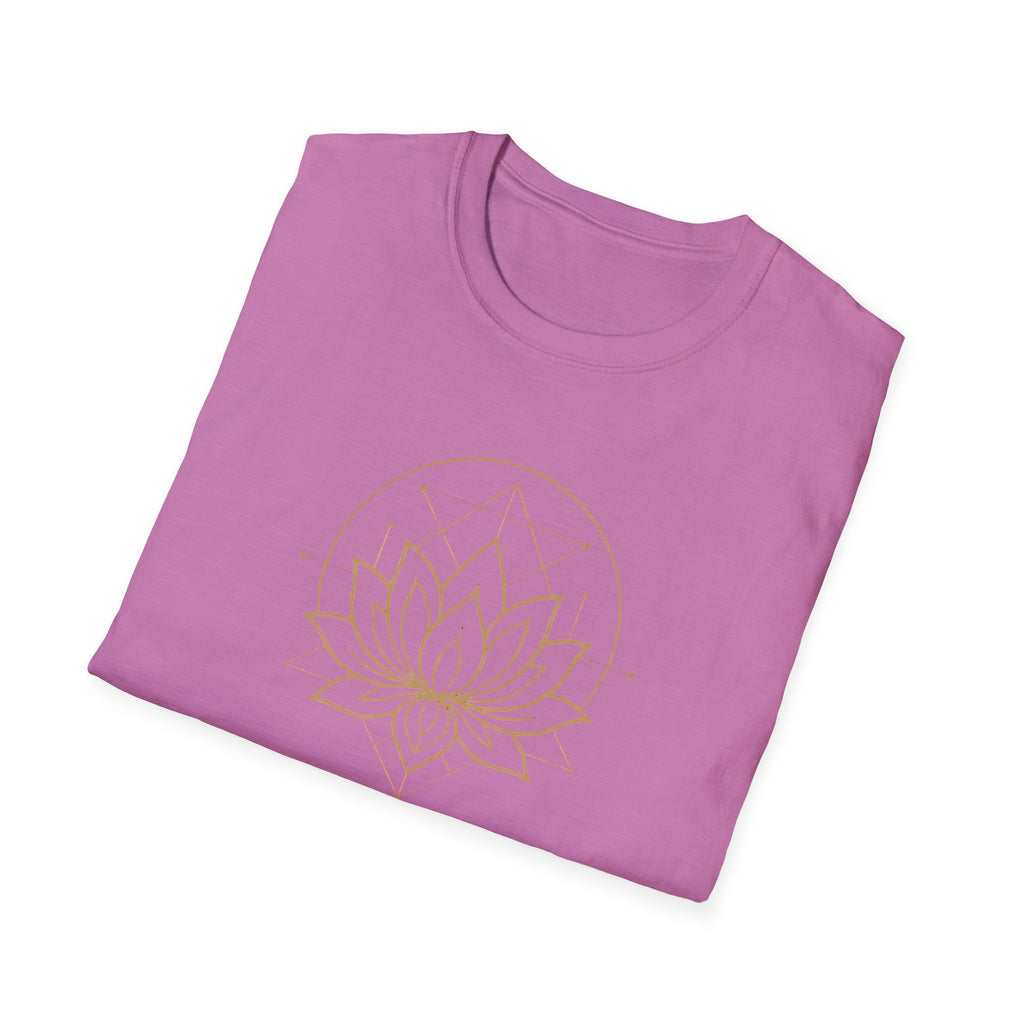 Golden lotus mandala T-Shirt