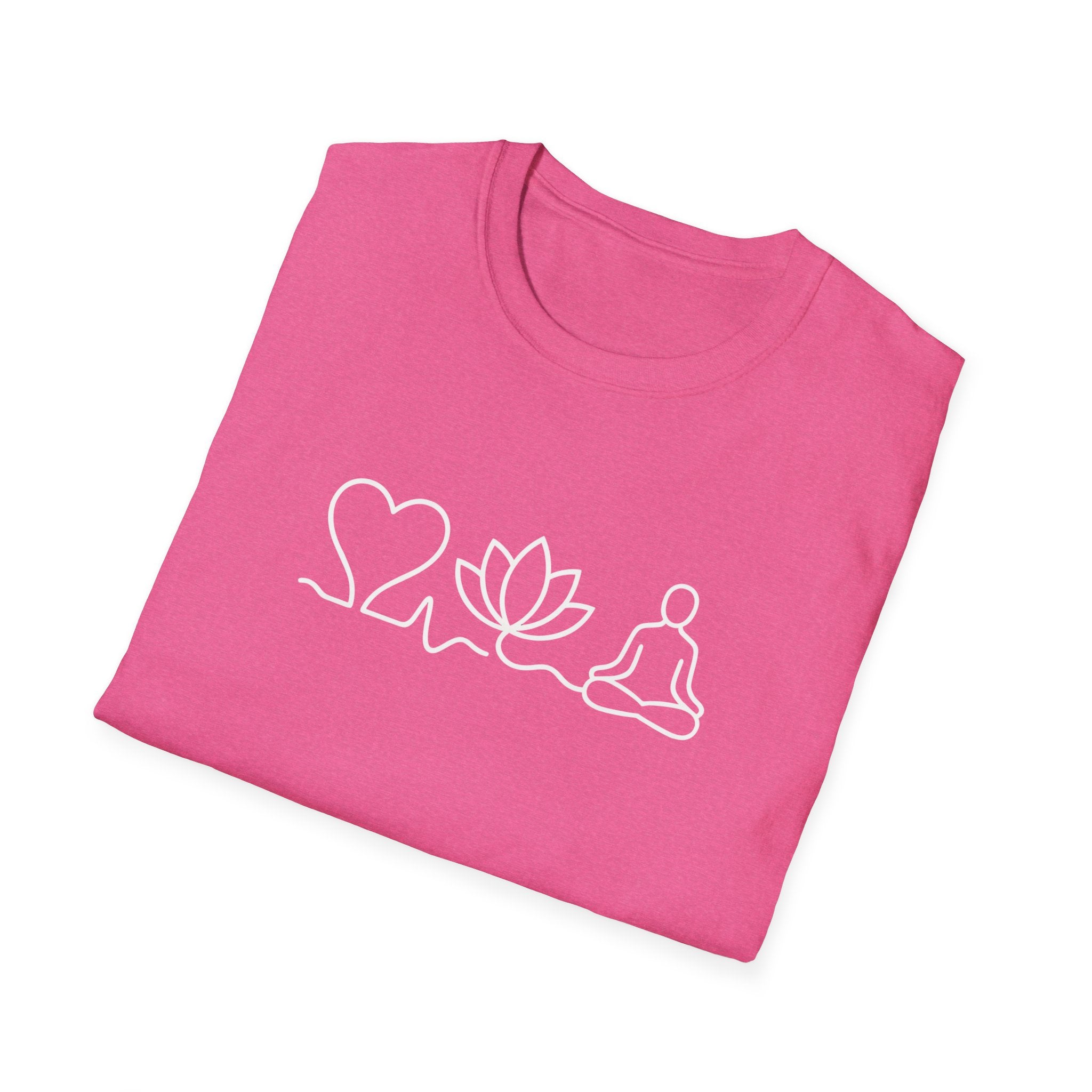 Heart Lotus Meditation T-Shirt