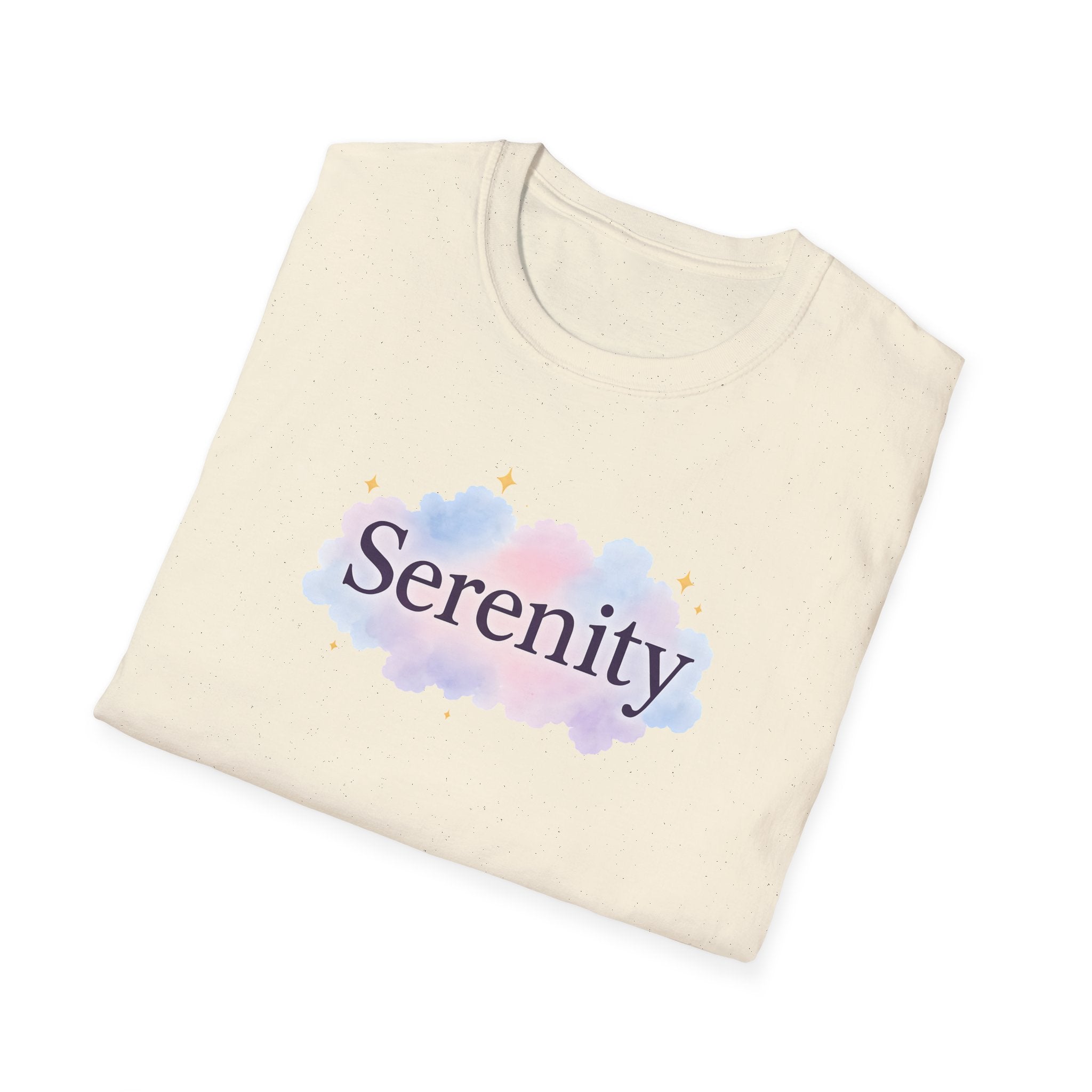 Serenity Cloud Illustration T-Shirt