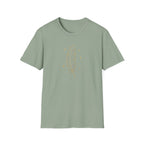 Shimmering Golden Feather T-Shirt
