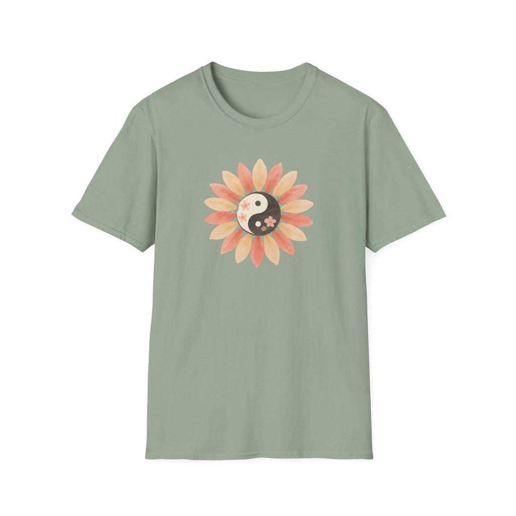 Yin Yang Flower T-Shirt