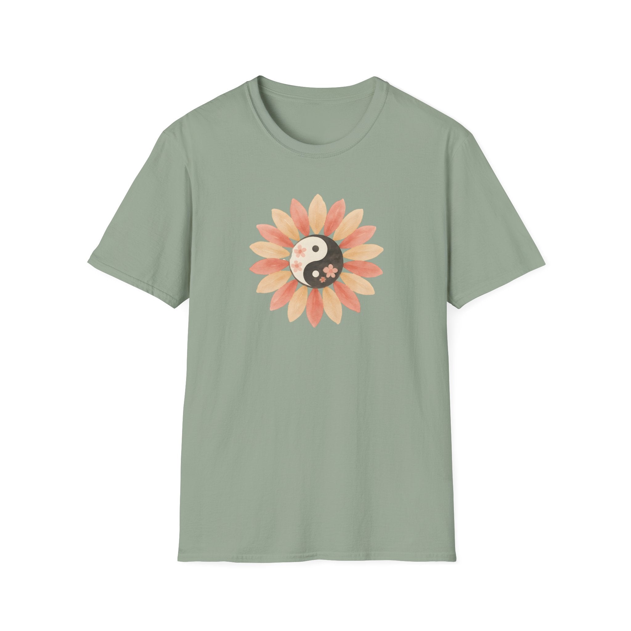 Yin Yang Flower T-Shirt
