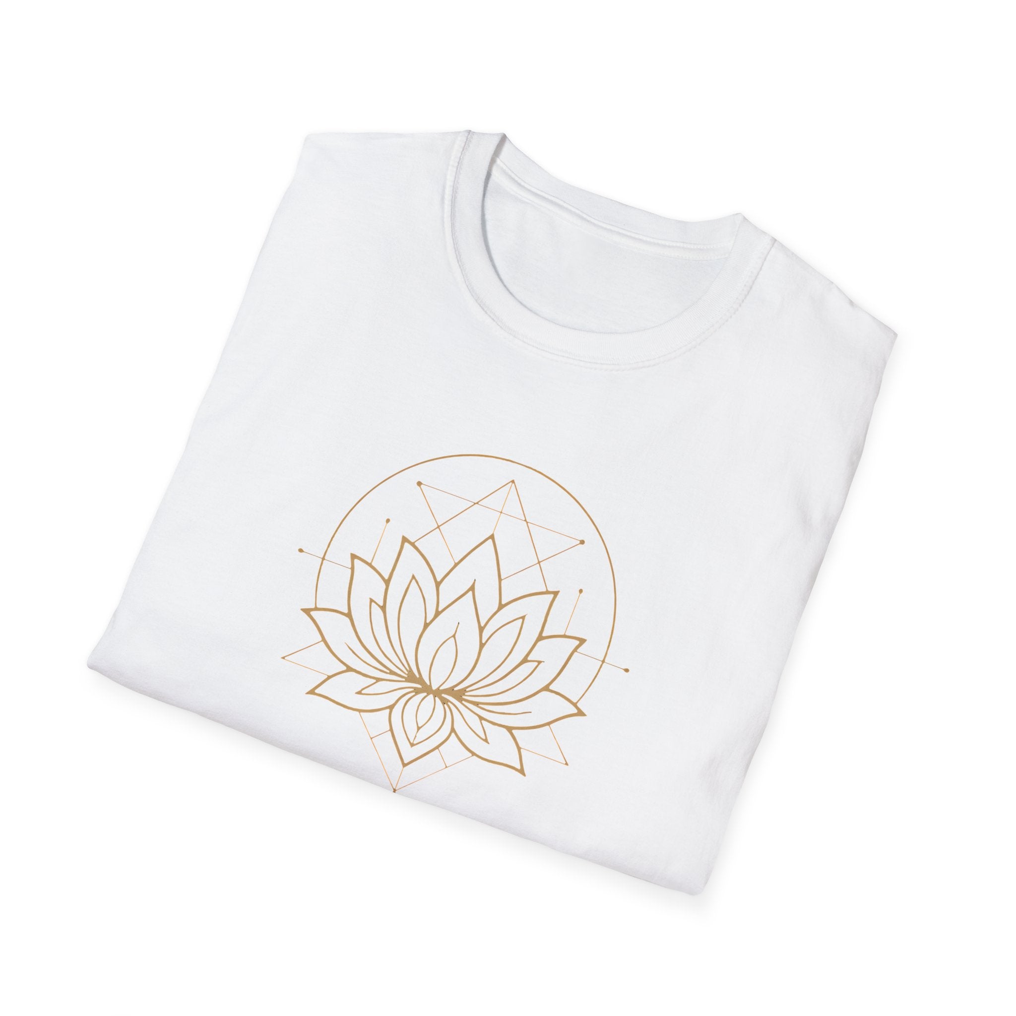 Golden lotus mandala T-Shirt