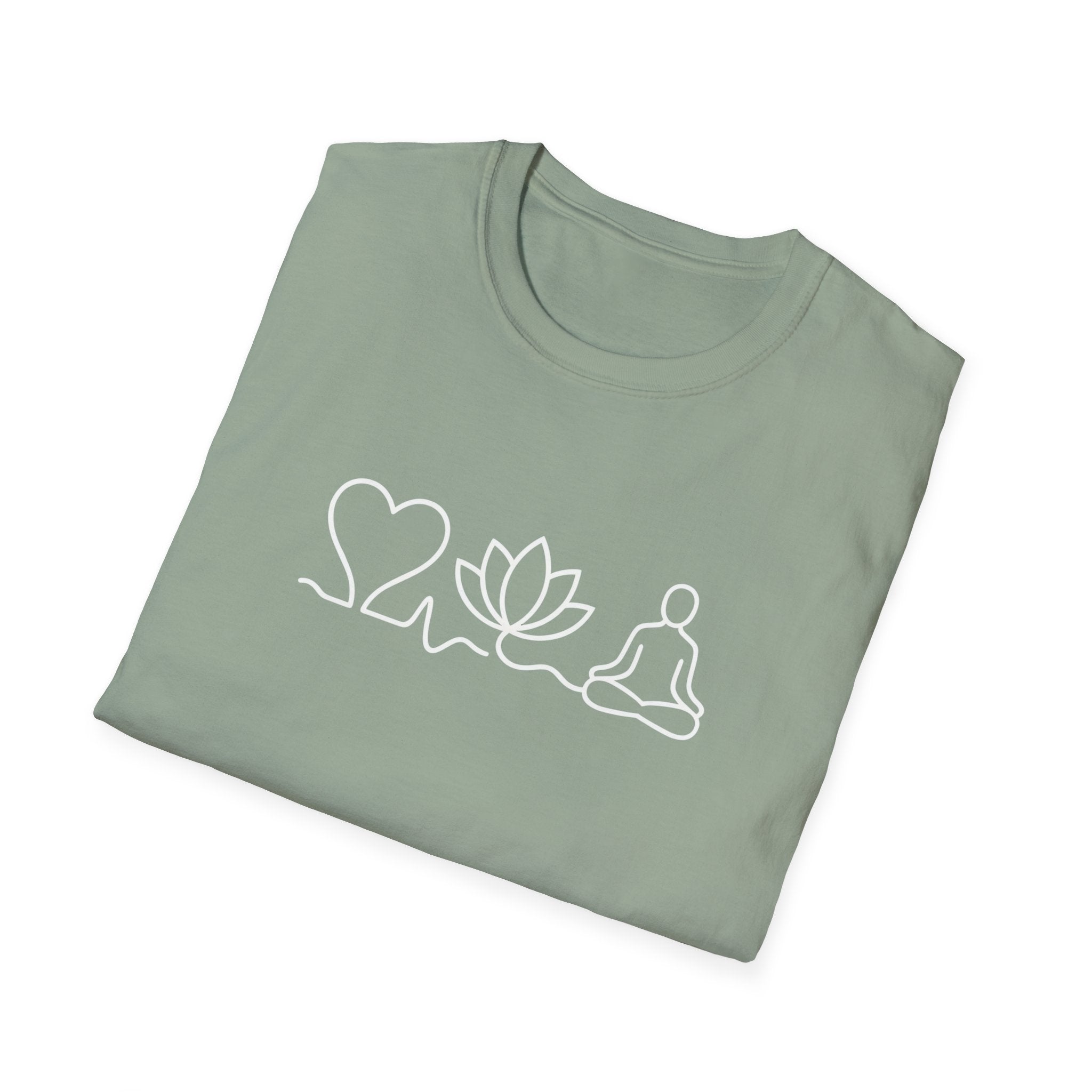 Heart Lotus Meditation T-Shirt
