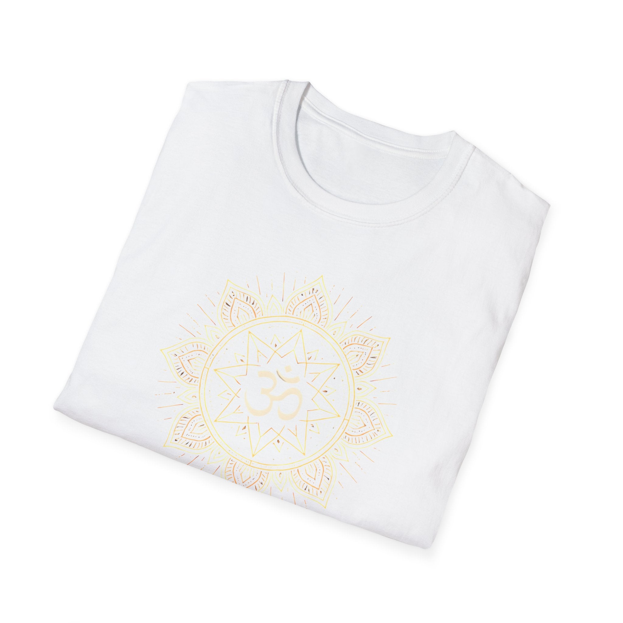 Golden Om Mandala T-Shirt