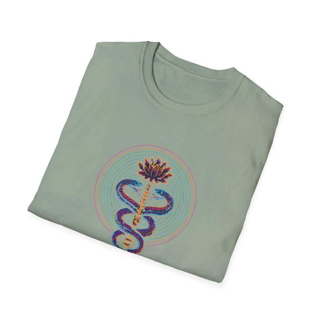 Serpents Around Lotus T-Shirt