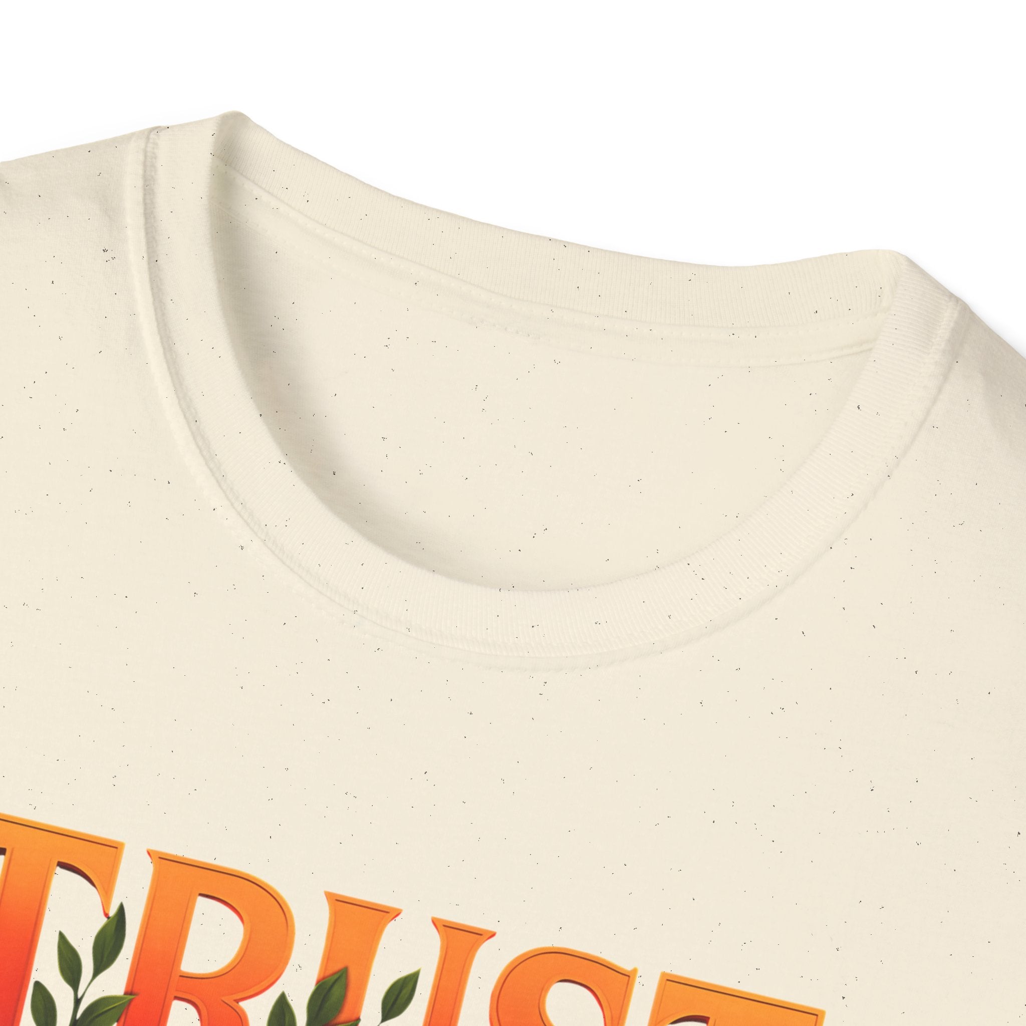 Trust God Floral Design T-Shirt