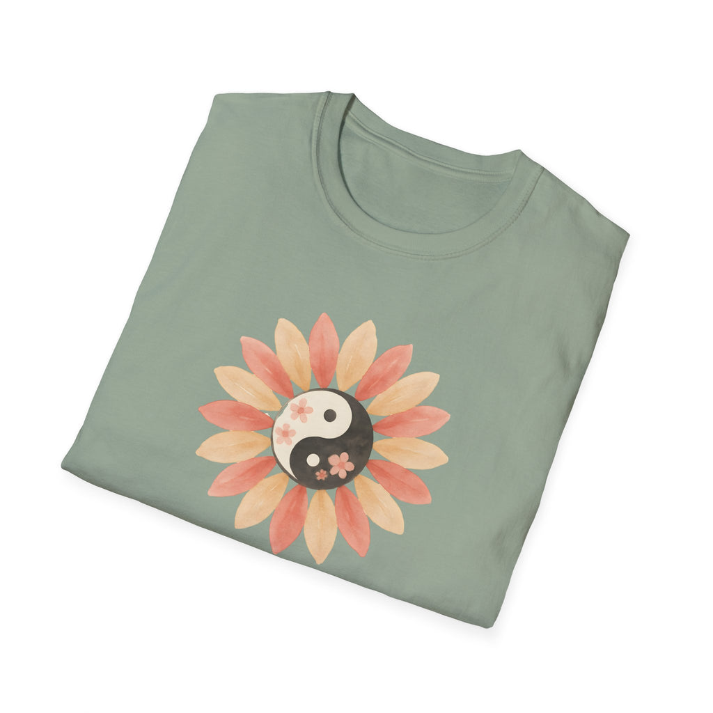 Yin Yang Flower T-Shirt