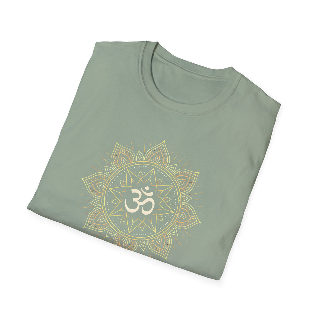 Golden Om Mandala T-Shirt