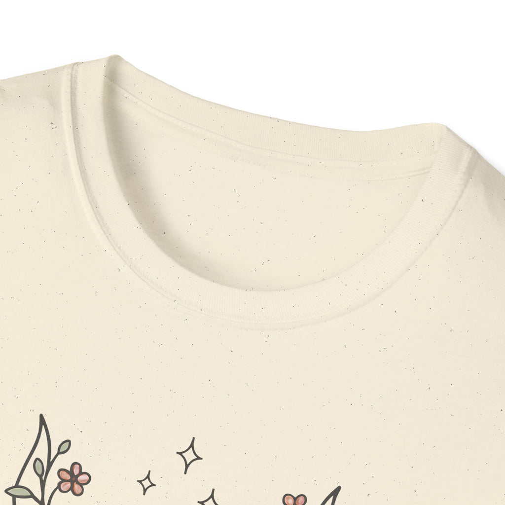 Floral deer skull T-Shirt