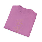 Shimmering Golden Feather T-Shirt