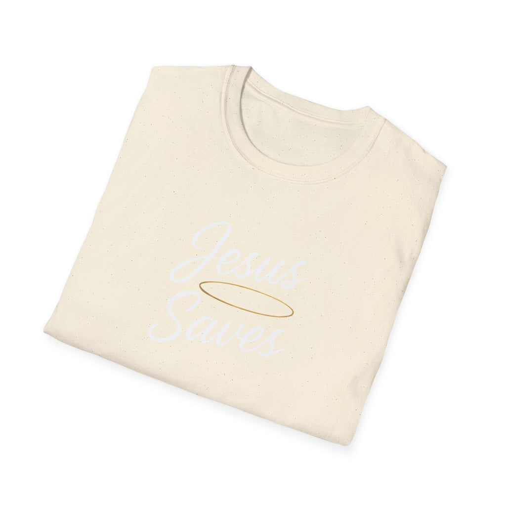 Jesus Saves Halo T-Shirt