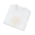 Radiant gold cross T-Shirt