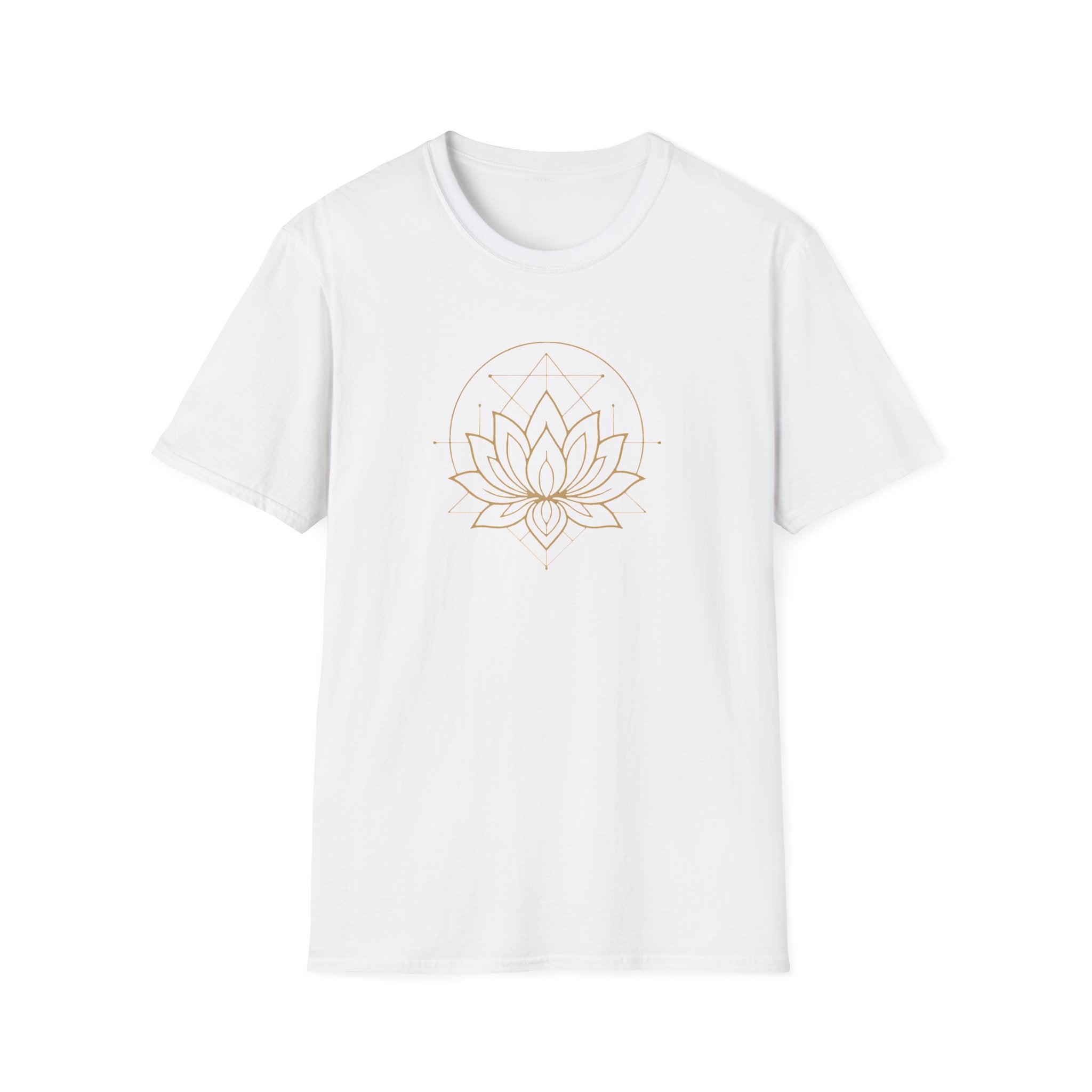 Golden lotus mandala T-Shirt