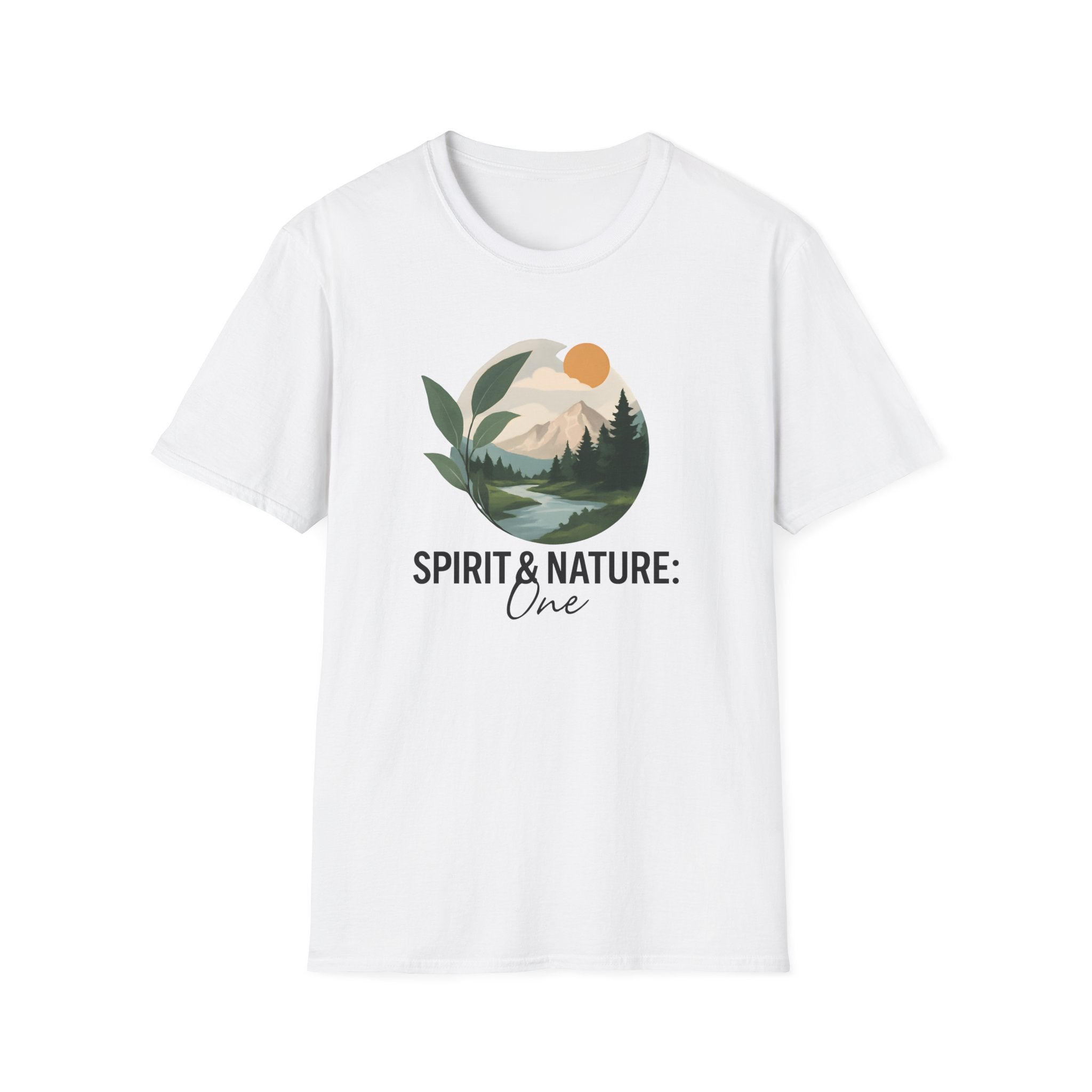 Mountain River Landscape T-Shirt