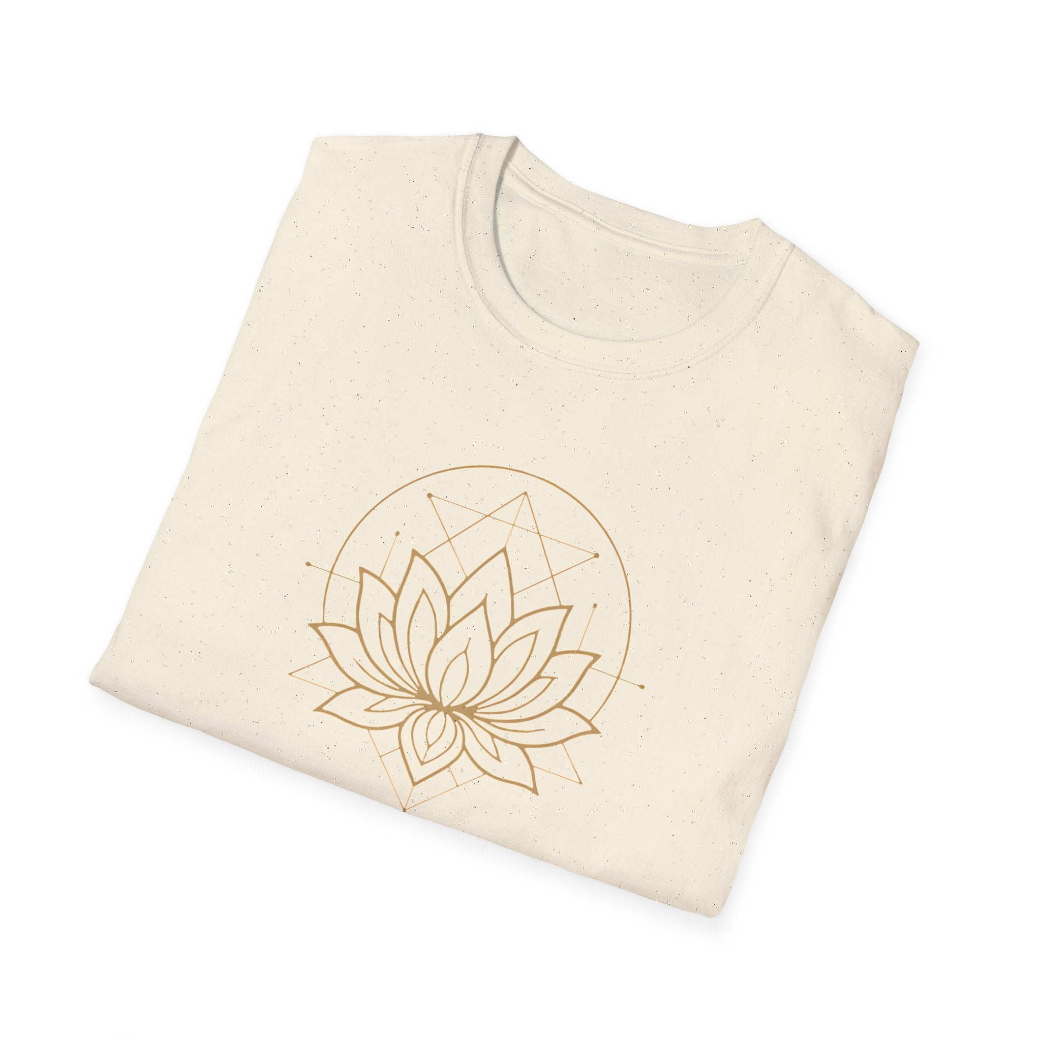 Golden lotus mandala T-Shirt