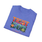 Trust God Floral Design T-Shirt