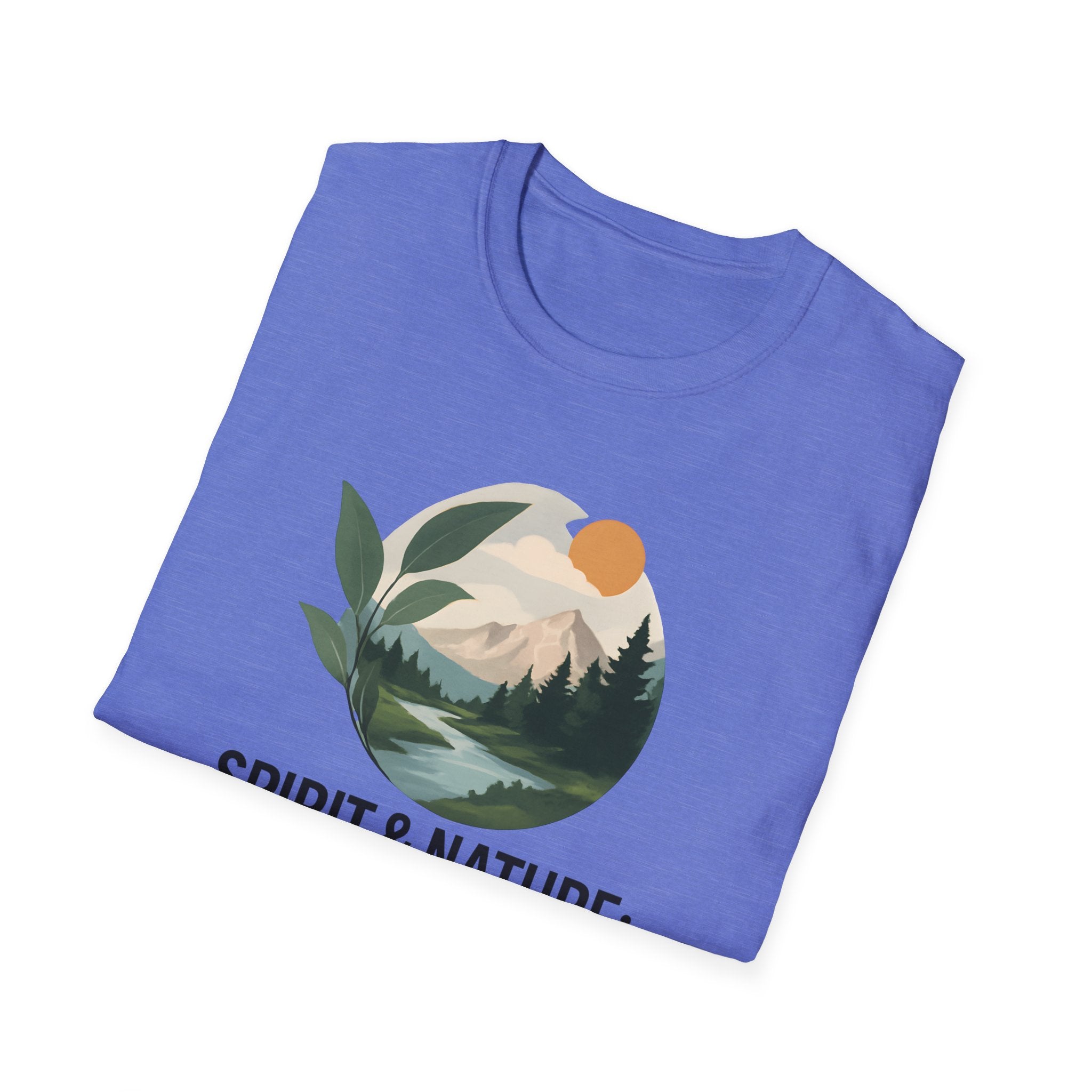 Mountain River Landscape T-Shirt