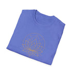 Golden lotus mandala T-Shirt