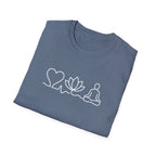 Heart Lotus Meditation T-Shirt
