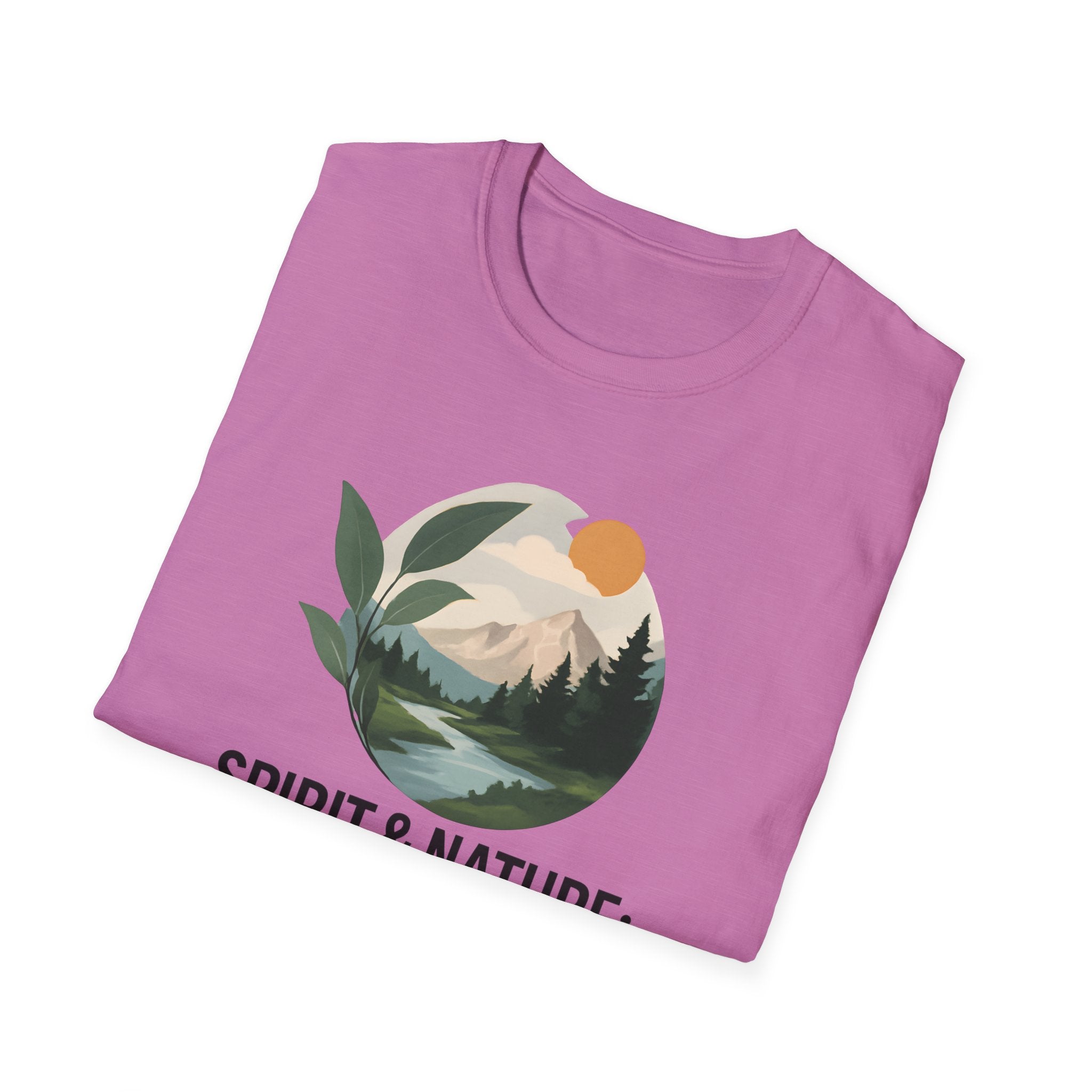 Mountain River Landscape T-Shirt