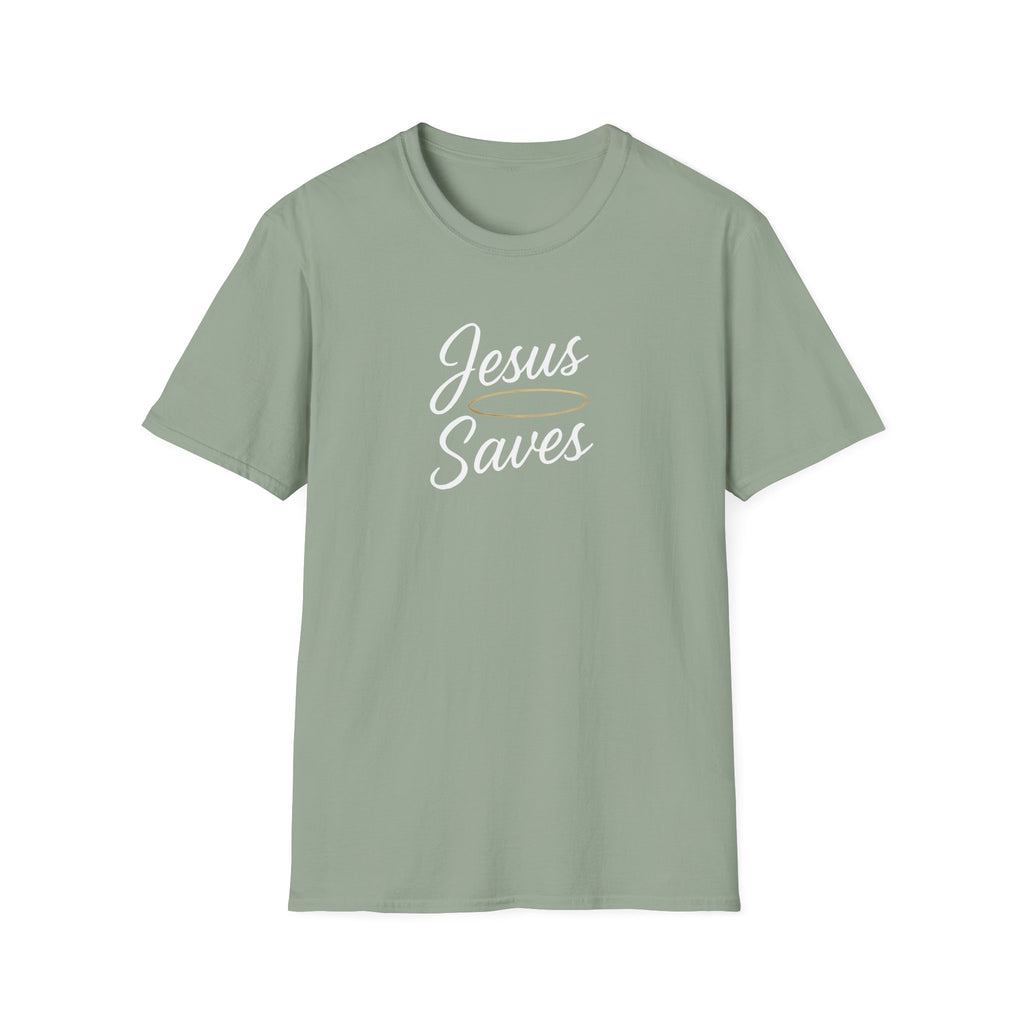 Jesus Saves Halo T-Shirt